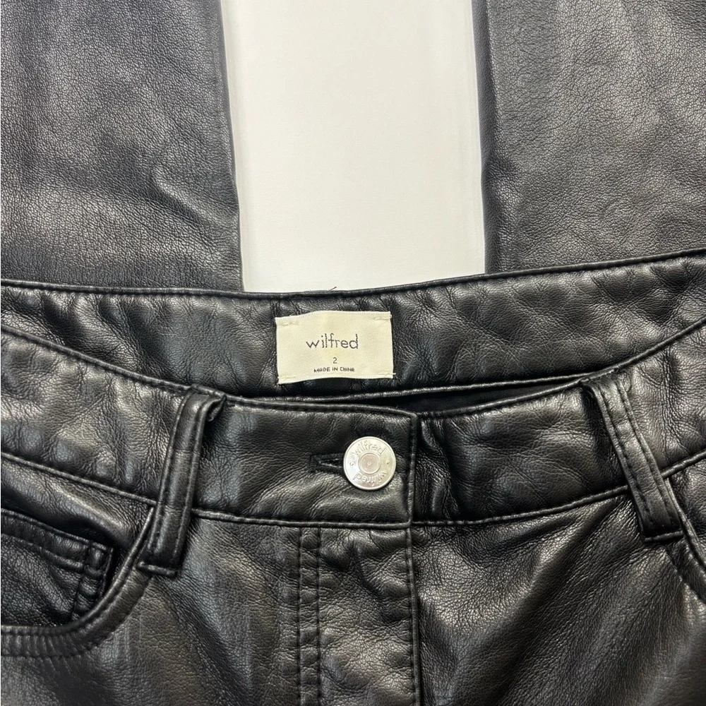Wilfred by Aritzia The Melina Vegan Leather Pants - Picture 4 of 8